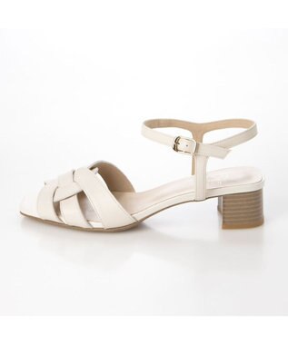 Riz raffinee <Riz raffinee>スクエア編込みストラップサンダル アイボリー