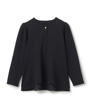 UNFILO 【110-150cm】BEAUTY MOVE ペプラムブラウス ブラック