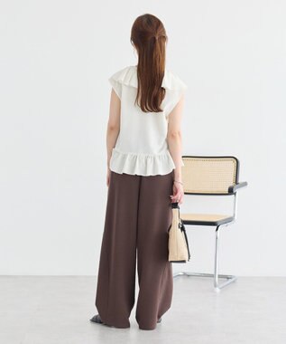 earth music&ecology イージーコクーンパンツ Brown