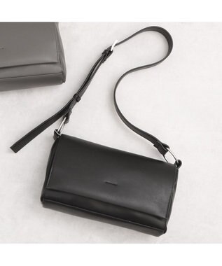 UNBILLION カシュカシュ cachecache / WEB限定フラップベルトショルダーバッグ ブラック