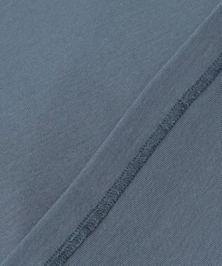 J.PRESS LADIES L フライスジャージー カットソー ダルブルー系