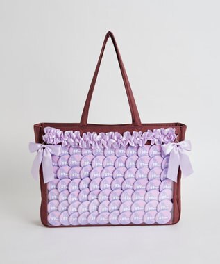 WEGO 【痛バ＆推し活グッズ】ときめきプレーン痛バッグLL ワイン