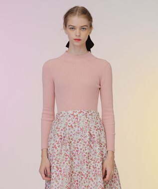 TOCCA 【洗える！】FILMS TURTLENECK タートルネックニット ピンク系