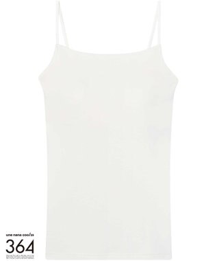 une nana cool 【綿混】364ブラトップ　キャミソール アイボリー