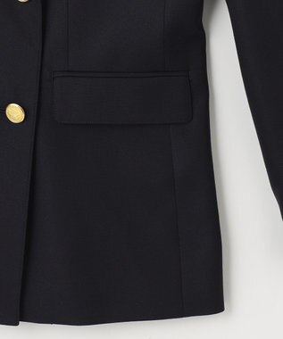 J.PRESS LADIES L オックス ダブル テーラードジャケット ネイビー系