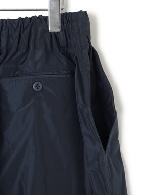 J.PRESS YORK STREET 【UNISEX】ポリエステルツイル ワイドパンツ ネイビー系