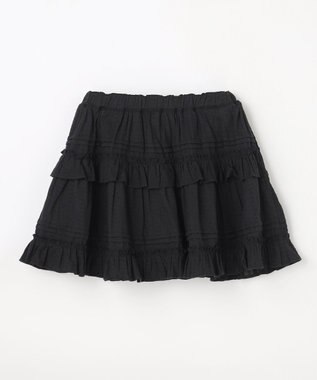 ANY KIDS 【洗濯機可能】カラミドビー ティアードスカパン ブラック