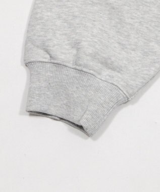 WEGO 【ユニセックス着用ITEM/MLサイズ展開/裏起毛】ショートドロストヘンリーネックプルオーバー アッシュグレー