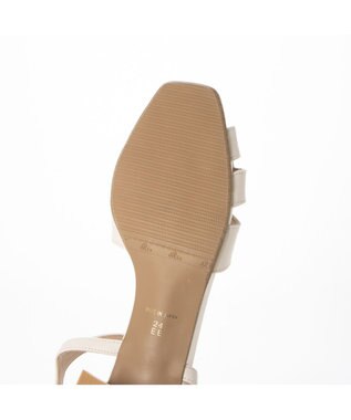 Riz raffinee <Riz raffinee>スクエア編込みストラップサンダル アイボリー