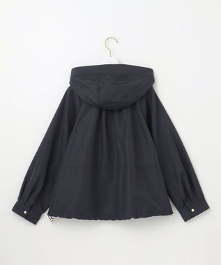 ANY SIS 【撥水・UVカット・花粉ガード】2WAYラグランフーディ ブルゾン ネイビー