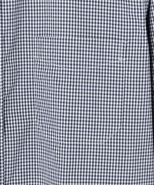 JOSEPH ABBOUD 【柔らかな肌触り/暖かい】ファインブラッシュド ネル チェック シャツ サックスブルー系6