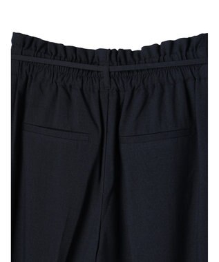 earth music&ecology リネンライクテーパードパンツ Navy