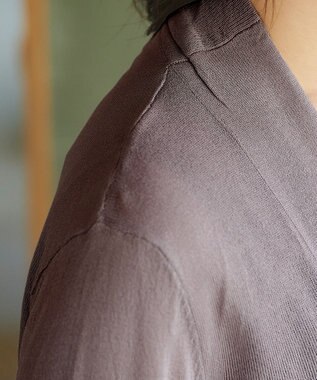 Tiaclasse L 【小倉優子さん着用・UVケア・接触冷感】ショートトッパーカーディガン モカ