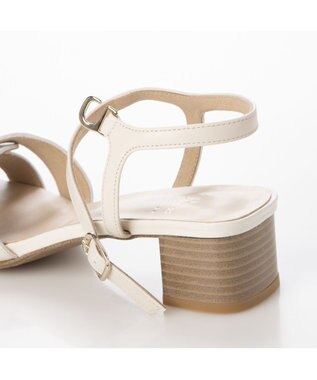 Riz raffinee <Riz raffinee>スクエア編込みストラップサンダル アイボリー