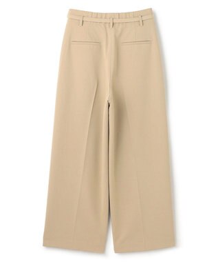 UNFILO イージーチノ ベルト付きパンツ ベージュ