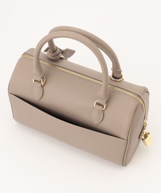 TOCCA T-ECLAIR LEATHERBAG ボストンバッグ ベージュ系