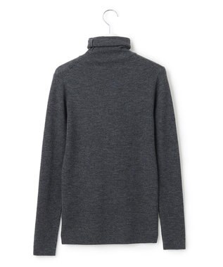23区 L 【CLASSY.1月号掲載】ウーステッドウール タートルネック ニット グレー系