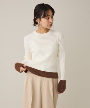 CRAFT STANDARD BOUTIQUE とてもち袖シャギーニットプルオーバー Ivory