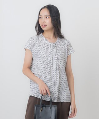 ONWARD Reuse Park 【any SiS】ブラウス秋冬 オフホワイト