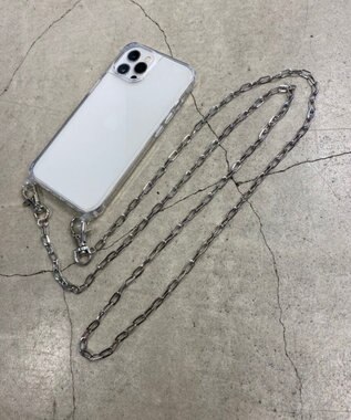 WEGO シンプルチェーンストラップB シルバー