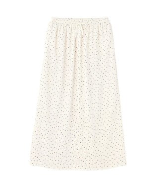 Green Parks 楊柳プリーツスカート Ecru