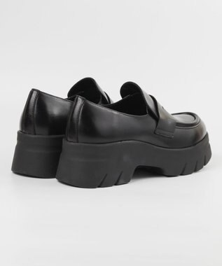 BONTRE 【BONTRE/ボントレ】厚底コインローファー/40002-UA ブラック