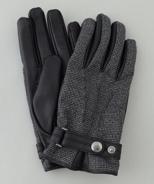 GOTAIRIKU 【スマホ対応】CANONICO×シープレザーコンビグローブ グレー系4