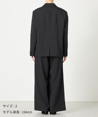 NAVE 【ReNAVE・洗える/UVカット】スパンポリエステル ジャケット ブラック系