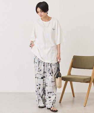 AMERICAN HOLIC バックロゴルーズＴシャツ Off White