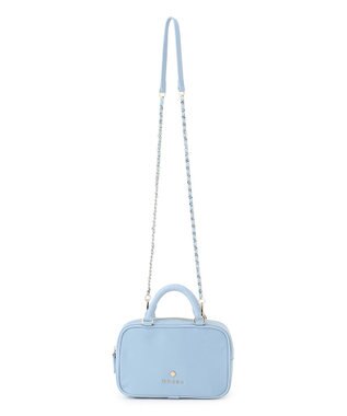 TOCCA 【撥水】WITH CLARISSE 2WAY NYLONBAG ミニボストンバッグ ブルー系