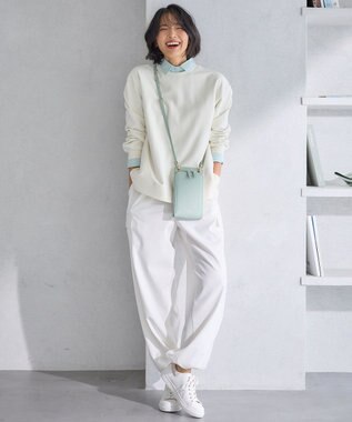 23区 【一部店舗限定/洗える】カラー スウェット エクリュ