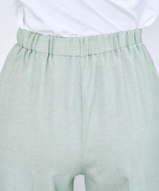 Tiaclasse 【日本製・洗える】麻調ワイドパンツ ミント