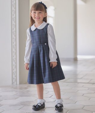 ANY KIDS 襟付き インナー ブラウス ホワイト