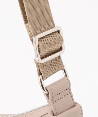 Y'SACCS イタリアンシープ　マルチポーチ付き　ホーボーバッグ グレージュ