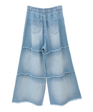 Green Parks ・ＳＵＧＡＲ　ＳＰＯＯＮ　ティアードデニムパンツ Indigo