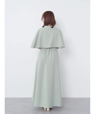 earth music&ecology ＳＥＴ２点ケープ＋キャミワンピース Black