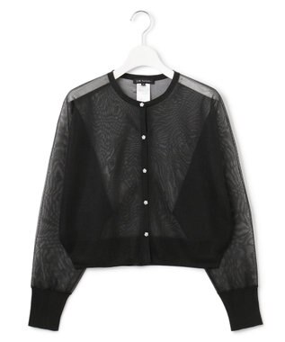 23区 L 【APPLAUDIR】グロッシードルマン カーディガン ブラック系