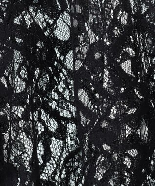 earth music&ecology レースＺＩＰシャツ Black