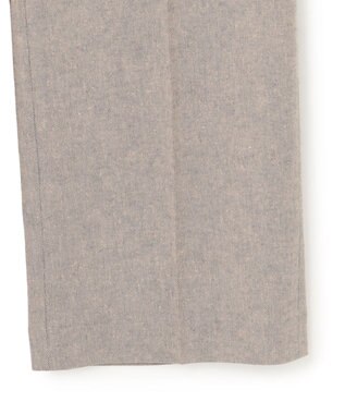 23区 L 【セットアップ対応】リネン ミックスツイード   マリン パンツ ベージュ系