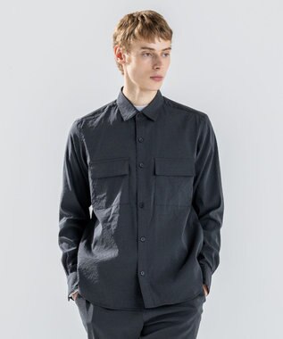 JOSEPH HOMME 新素材【ストレッチ】グレインウェーブストレッチ / シャツブルゾン グレー系