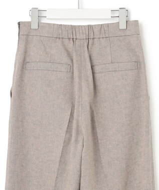 23区 L 【セットアップ対応】リネン ミックスツイード   マリン パンツ ベージュ系