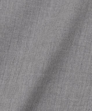 23区 L 【エステータ】ウールシルクギャバジン ランダムヘム ワンピース ライトグレー系