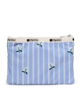 LeSportsac 3ZIP COSMETIC/ジャスミンストライプ ジャスミンストライプ
