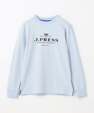 J.PRESS KIDS 【140-170cm】USAハウスロゴ ロングTシャツ サックスブルー系