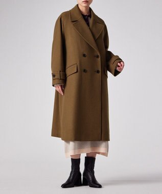 Paul Smith ウールカルゼ ロングコート ブラウン