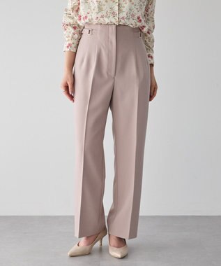 YECCA VECCA サイドベルテッドハイウエストパンツ