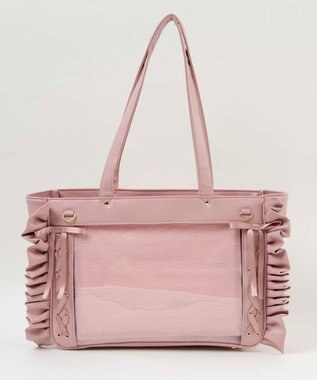 WEGO 【痛バ＆推し活グッズ】きらめきレースアップフリル痛バッグ