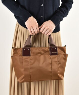 LA BAGAGERIE 2WAYナイロントート チョコ