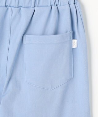 組曲 KIDS 【150-160㎝】ティアードデニムパンツ サックスブルー