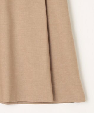 J.PRESS LADIES L 【洗える】FLAXASAオックス スカート ベージュ系